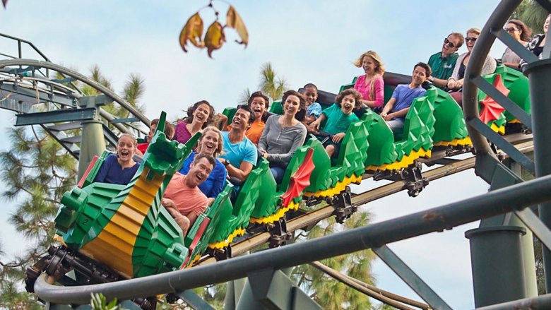 ​Legoland New York's Dragon roller coaster