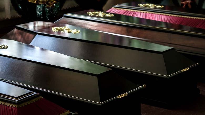 coffins wood funeral