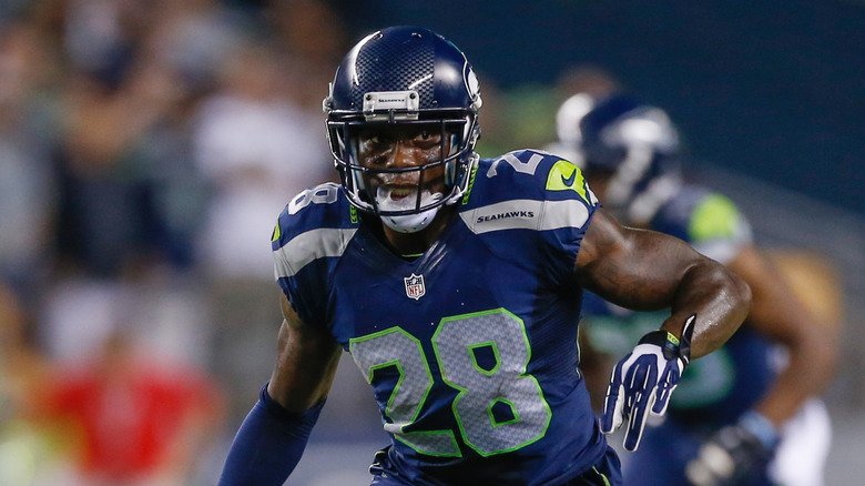 Phillip Adams with the Seahawks