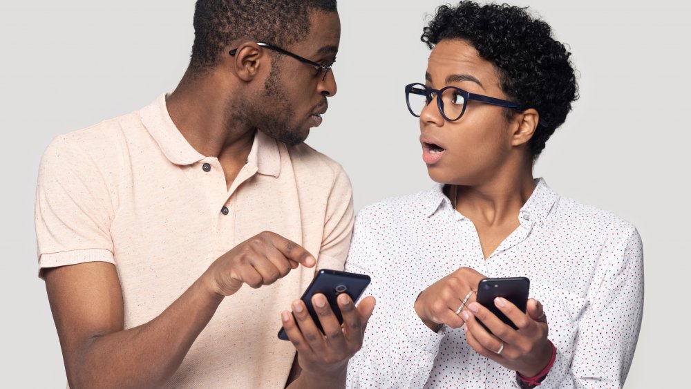shocked couple
