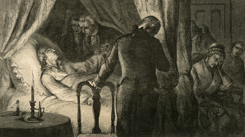 George Washington death painting