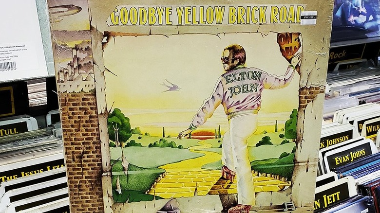 Elton John Goodbye Yellow Brick Road cover