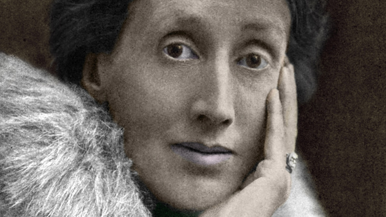 Virginia Woolf colorized