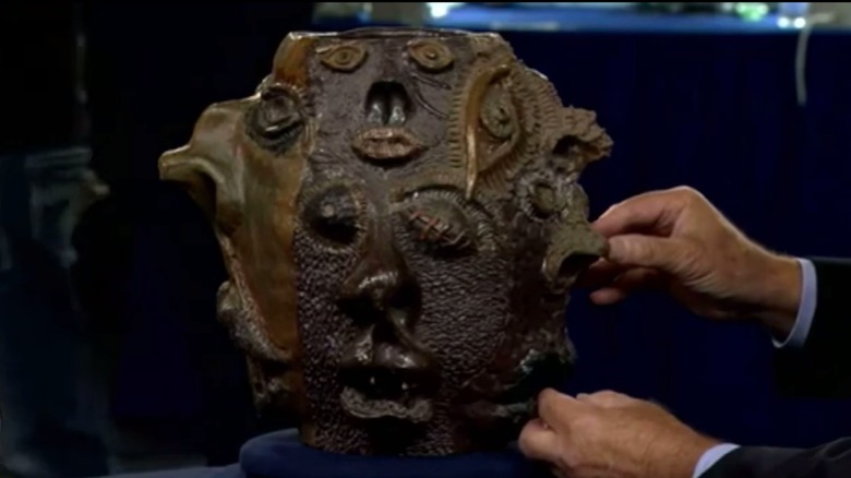 Grotesque face jug on Antiques Roadshow