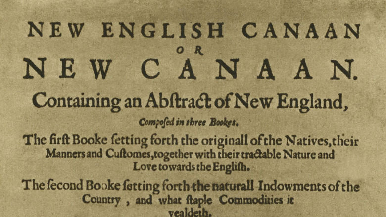 New English Canaan book