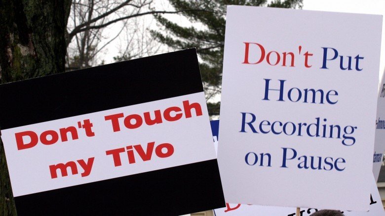 tivo recording signs