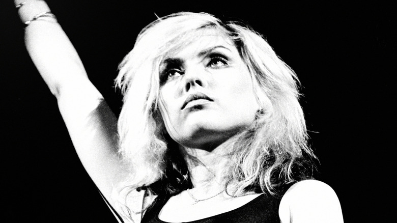 Blondie performing onstage in the '70s