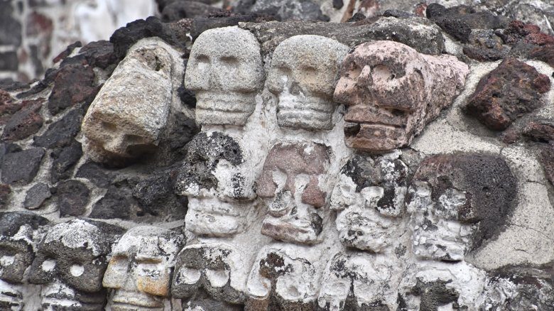 Aztec carvings