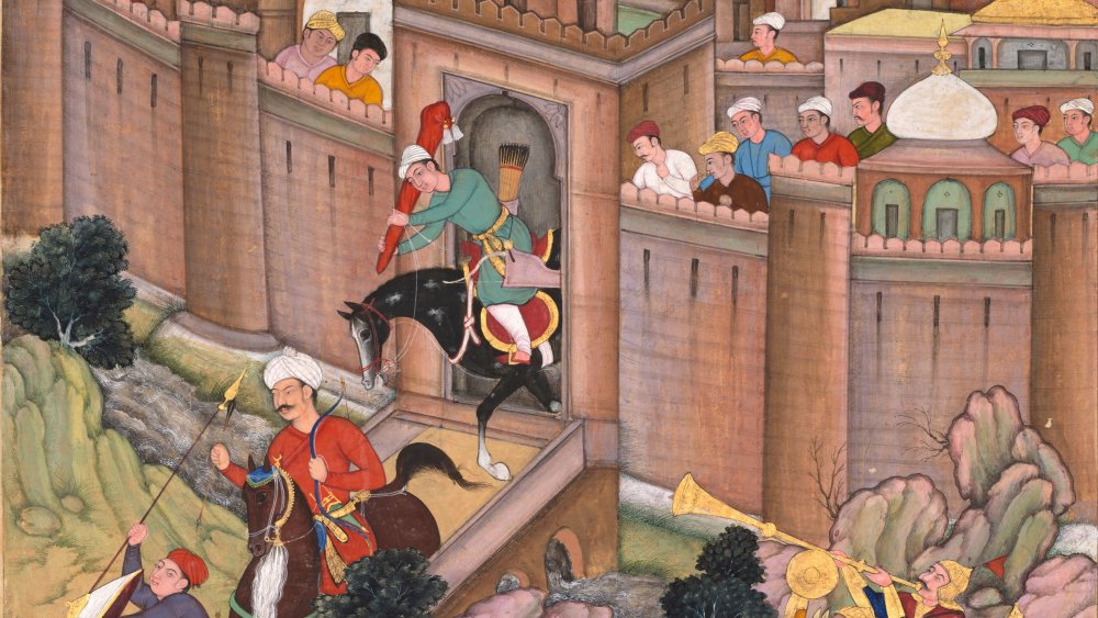 An illustration of Baghdad's fall in 1258