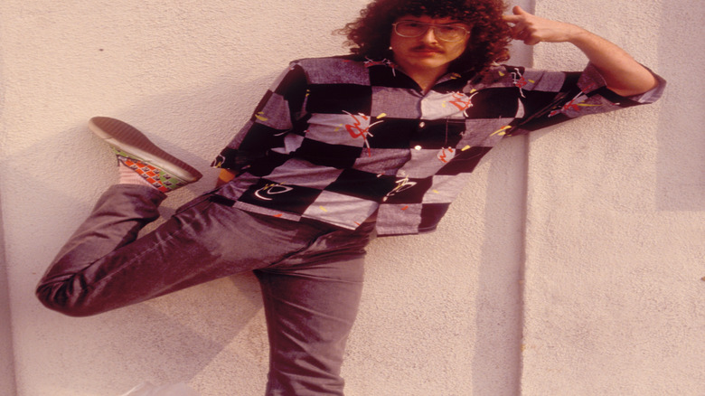 "Weird Al" Yakovic hand on head