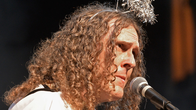 "Weird Al" Yankovic with mic