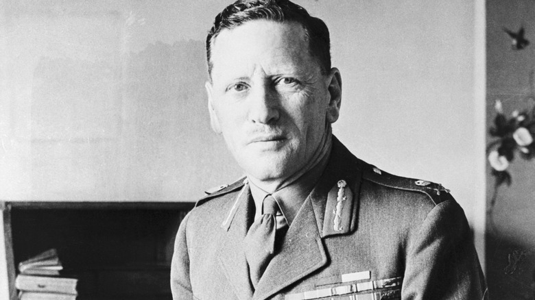 General Archibald Wavell sitting in an office