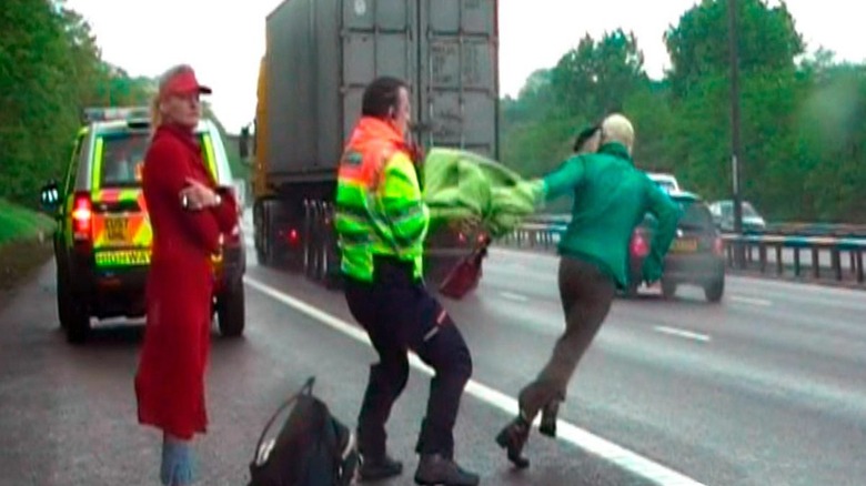 Screenshot from madness in the fast lane, BBC
