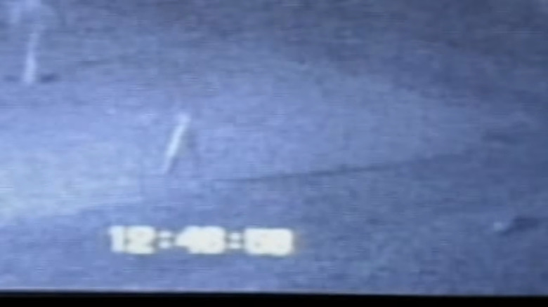 Very grainy screenshot of Fresno nightcrawler footage, as shown on PBS "Storied"