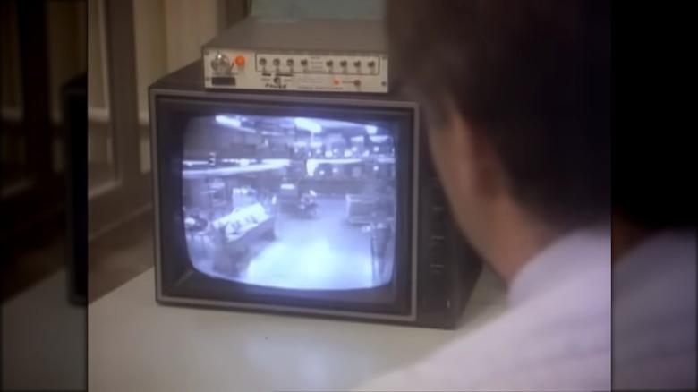 Recreated security camera footage of Dale Kerstetter incident, as shown on "Unsolved Mysteries"