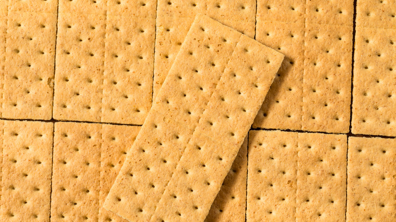 Graham crackers closeup