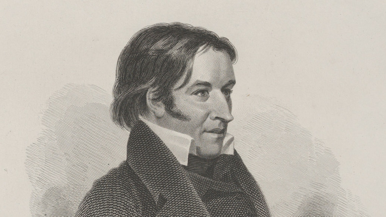 portrait of Davy Crockett