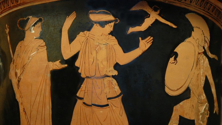 menelaus spares helen of troy