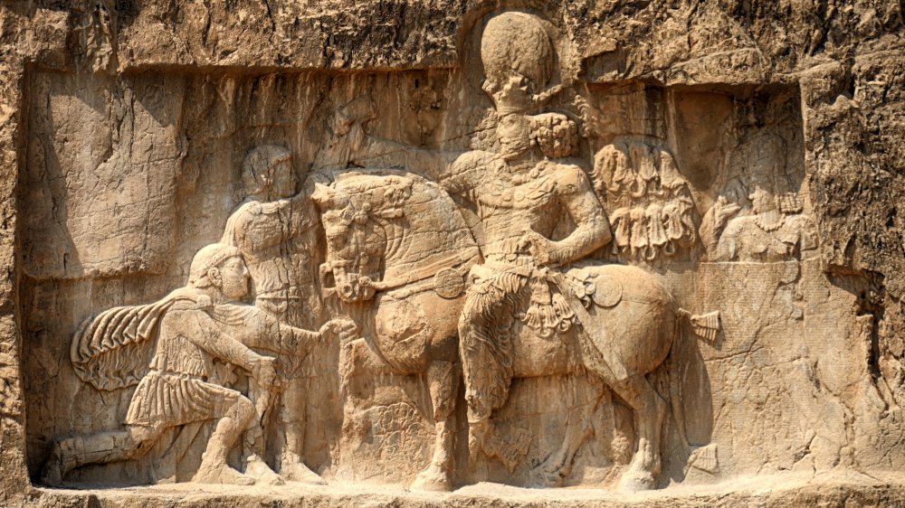 carved depiction of King Xerxes I