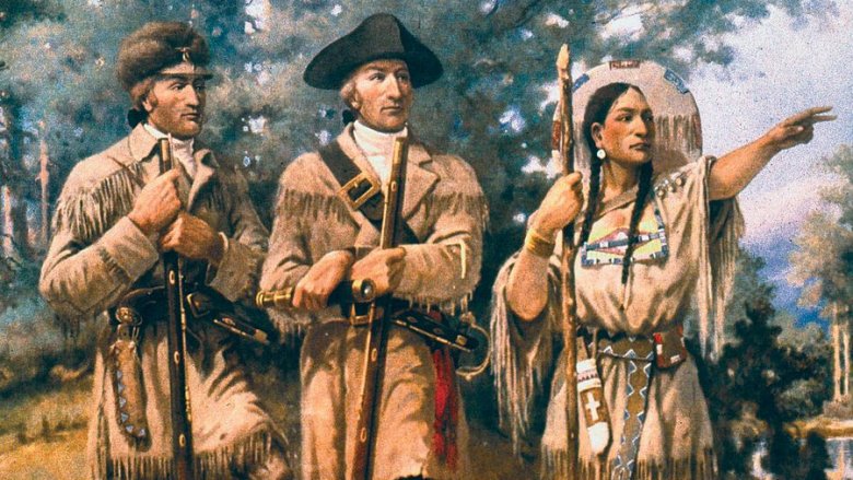 Lewis and Clark at Three Forks