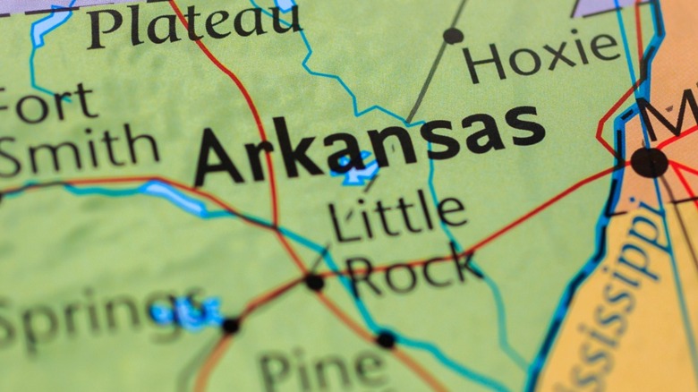 Map of Arkansas