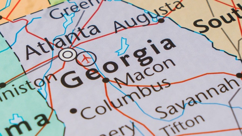 map of Georgia 