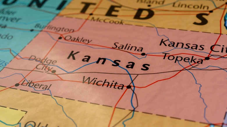 map of Kansas