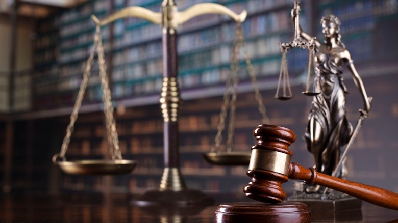 statue of lady justice with gavel