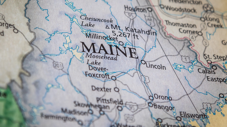 Maine map