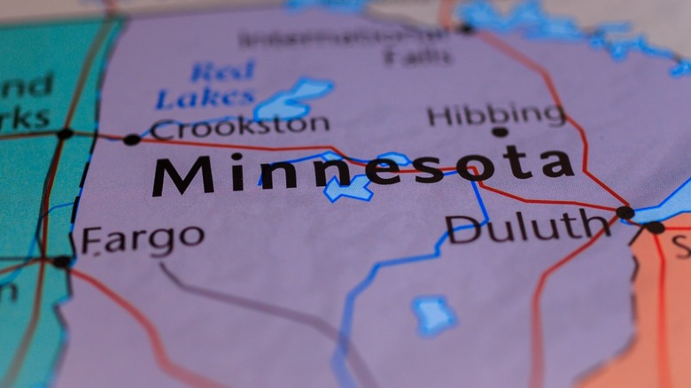 map of Minnesota 