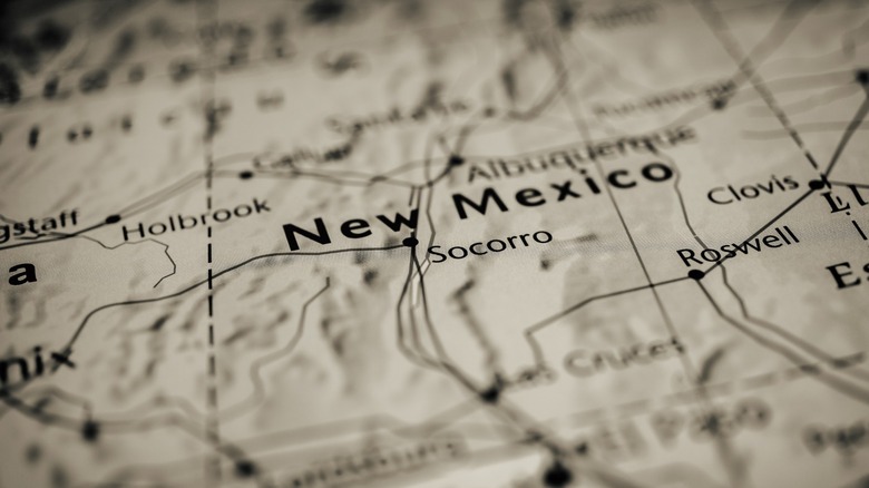 map of New Mexico