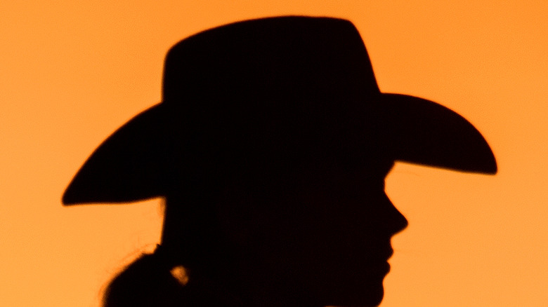 Cowboy wearing cowboy hat