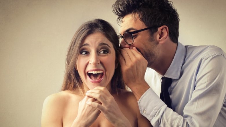 whispering a secret