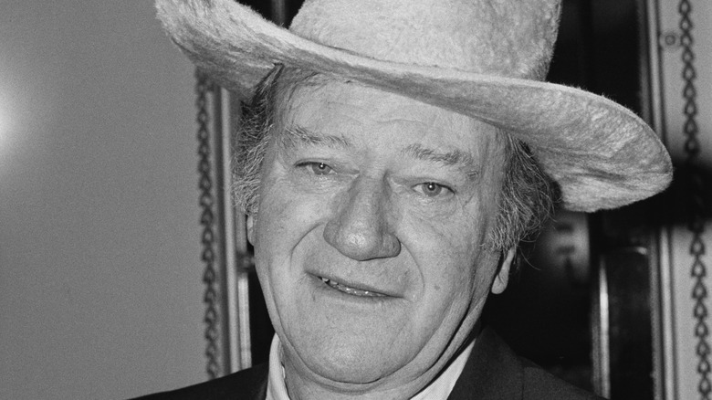 John Wayne in hat