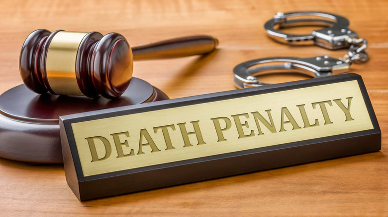 Death penalty with gavel 