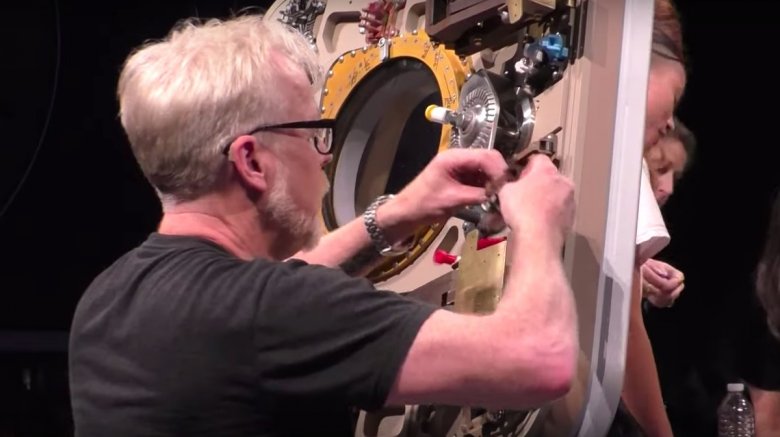 Apollo hatch build Adam Savage 