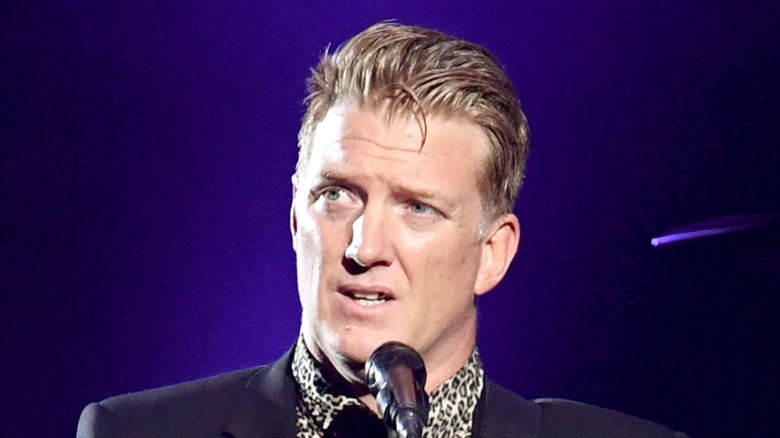 Josh Homme at mic
