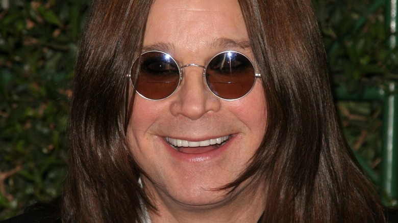 Ozzy Osbourne smiling