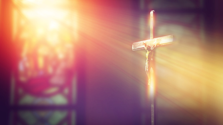 crucifix rays of light