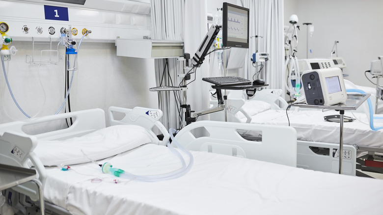 ICU hospital bed