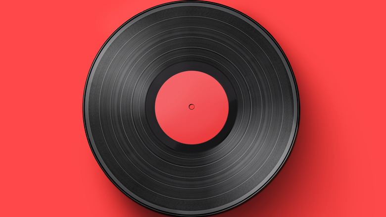 A vinyl record