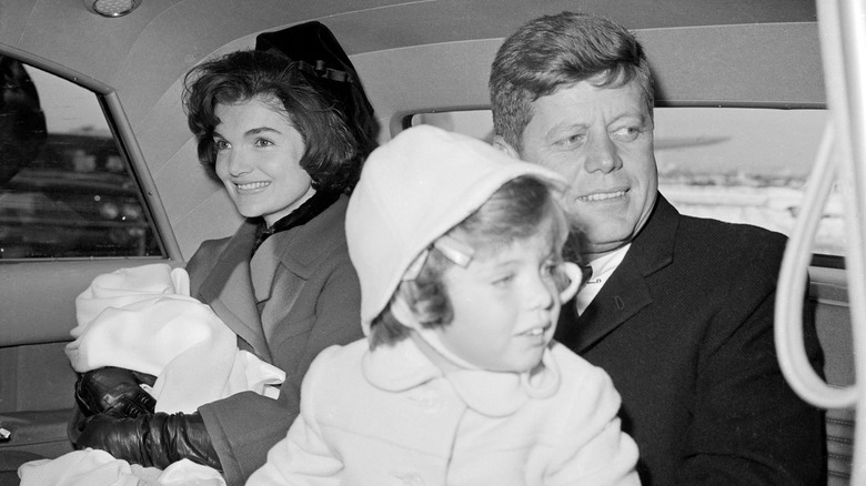 Kennedy family car interior