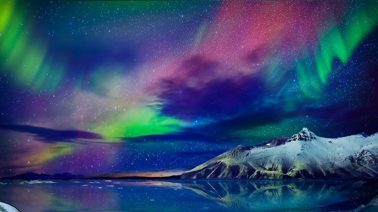 Aurora in the northern hemisphere