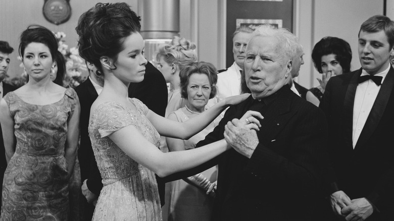 Charlie Chaplin dancing daughter Geraldine