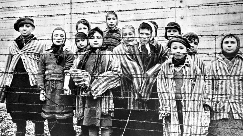 prisoners of auschwitz at liberation