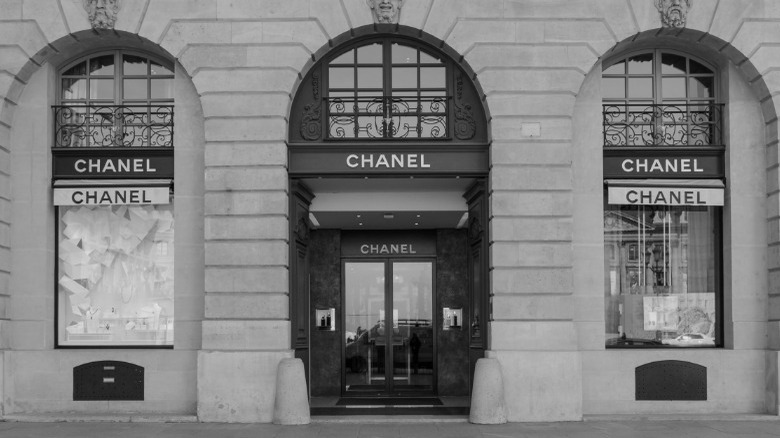 Chanel store facade