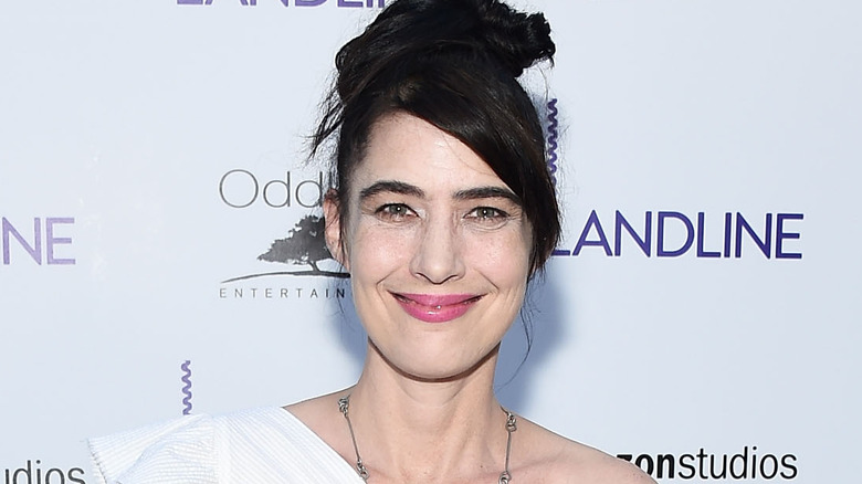Kathleen Hanna grinning