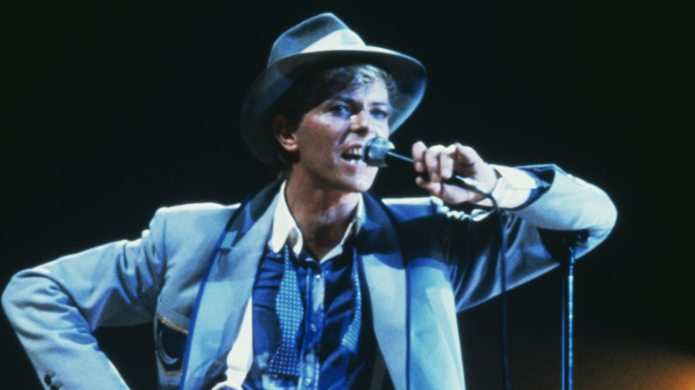 David Bowie on the Serious Moonlight tour