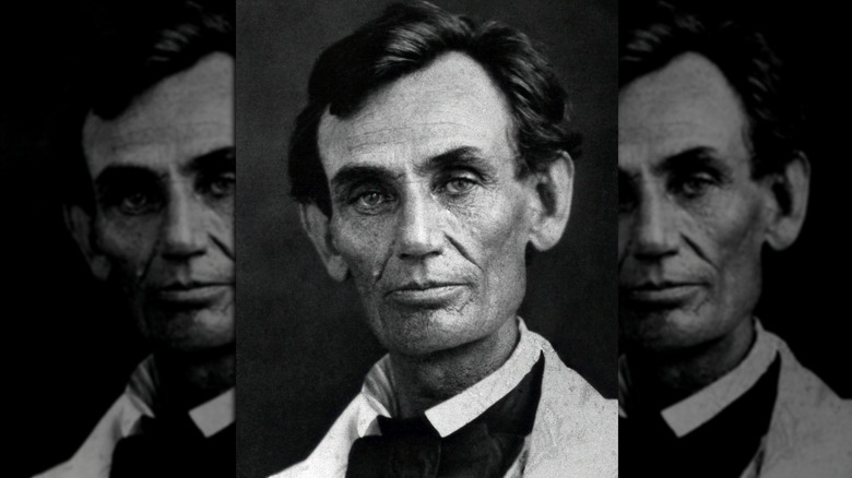 Abe Lincoln in 1858