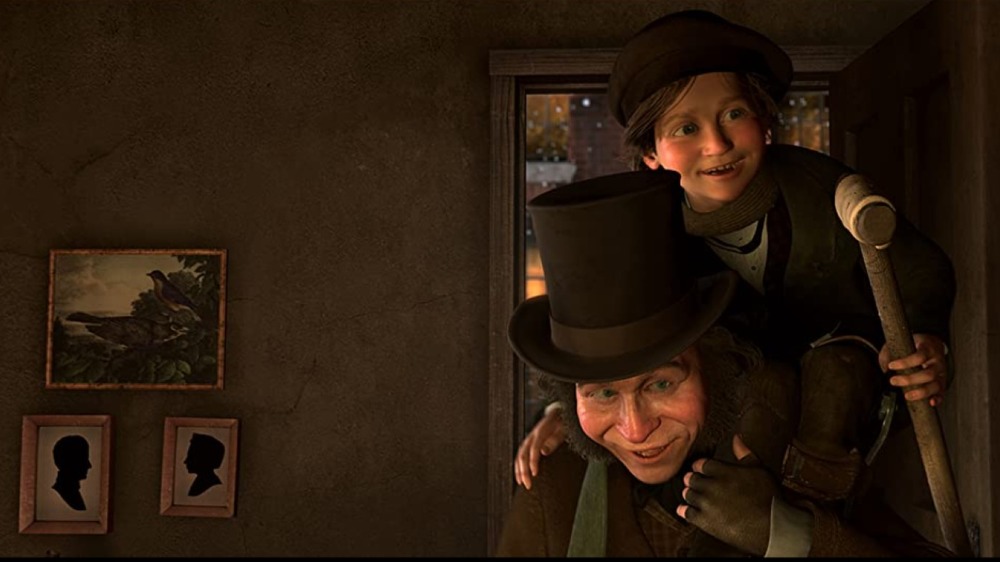 a christmas carol 2009 bob and tiny tim